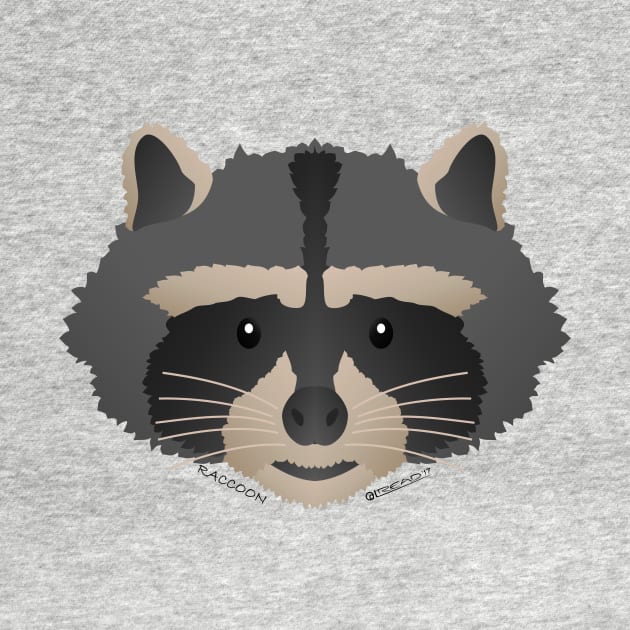 Baby Raccoon Face by FunkilyMade